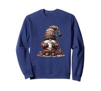 Winter GNOME In Knitted Sweater and Cute Hot Cocoa Mugs Sudadera