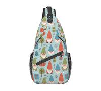 Winter Gnomes Sling Bag, Chest Bag Daypack, Crossbody Sling Mochila para Viajes, Deportes, Correr, Senderismo