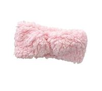 Winter Headband For Mother Hair Accessories Fabric Head Wrap Soft Twist Knot Turban Ear Warmer Vintage Bands(Pink)
