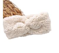 Winter Headband For Mother Hair Accessories Fabric Head Wrap Soft Twist Knot Turban Ear Warmer Vintage Bands(Beige)