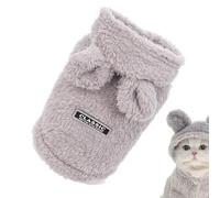 Winter Hoodie | Pet Cold Weather Coats - Cute Bunny Ear Small Sweatshirts, Warm Coat For Cars Dogs, Pet Puppy Costume An Excellent Birthday Event Present, and Ideal To Give To Family, F