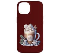 Winter Hot Cocoa Xmas Mug For Women Who Loves Coffee Latte Carcasa para iPhone 14