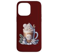 Winter Hot Cocoa Xmas Mug For Women Who Loves Coffee Latte Carcasa para iPhone 14 Pro MAX