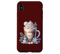 Winter Hot Cocoa Xmas Mug For Women Who Loves Coffee Latte Carcasa para iPhone XS MAX