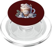 Winter Hot Cocoa Xmas Mug For Women Who Loves Coffee Latte PopSockets PopGrip para MagSafe