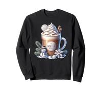 Winter Hot Cocoa Xmas Mug For Women Who Loves Coffee Latte Sudadera