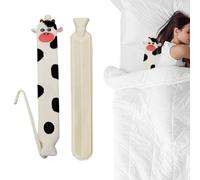 Winter Hot Water Bottle, 2L Long Hot Water Bottle with Soft Cover, portátil de gran capacidad y calor de la cama para el invierno, 28,35 x 4,72 pulgadas, ideal para el del tiempo frío