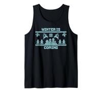 Winter is Coming Retro Vintage Funny Christmas Christmas Costume Camiseta sin Mangas