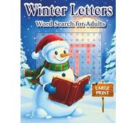 Winter Letters - Word Search Puzzle Book for Adults & Seniors: 50 Fun & Cozy Winter Puzzles in Easy-to-Read Large Print