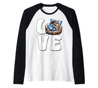 Winter Love Dachshund Graphic For Doxie Dad and Christmas Camiseta Manga Raglan