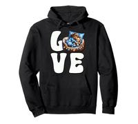 Winter Love Dachshund Graphic For Doxie Dad and Christmas Sudadera con Capucha