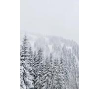 WINTER NOTEBOOK: Calm Mind, Cold Days, Warm Thoughts: Write your ideas by the snowlight