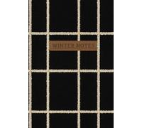 Winter Notes: A Cozy 6x9 Winter Journal | 120 Cream Lined Pages | Black Alpine Sherpa Inspired Edition | A Comfort Gift for the Season