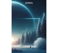 Winter on Titan : A Space Journal: 6"x9", 120 pages, lined, tactile Matte feel cover