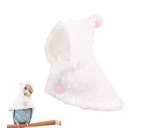 Winter Parrot Clothing - Parrot Warm Cloak | Velvet Plush Bird Cloth Parrot | Warm Bird Cloak Parrot Bird Supplies | Fashion Checkered Bird Cloak | Cosplay Cute Photo Props With Winter Bird Costume