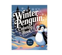 winter Penguin Coloring Book