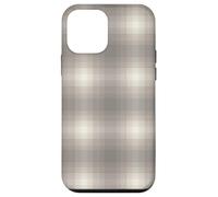 Winter Plaid Collection - Light Grey Print Pattern Carcasa para iPhone 12 Mini