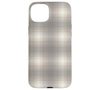 Winter Plaid Collection - Light Grey Print Pattern Carcasa para iPhone 15 Plus