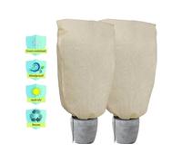 Winter Plant Frost Protection Cover 2 Pack Heated Fleece Jacket for Garden