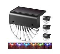 Winter promotion,Solar garden lights, led wall lights, warm white + RGB 4 color pack