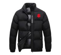 Winter Puffer Jackets SU. ZU. KI, Insulated Puffy Coat Winter Packable Jacket, for cold prevention in autumn and winter to keeping warm, style(Black,XL)