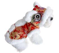 Winter Puppy Clothes - Lion Dance Dog Costume | Spring Festival Cat Outfits | Lunar New Year Dress Up For Family Gathering Pet Parent Animal Lover Photographer Home Park Lawn Parade Social Event Party