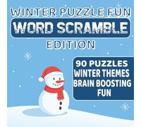 Winter Puzzle Fun Word Scramble Edition: Cozy Challenges to Warm Up Your Brain This Season
