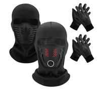 Winter Riding Warm Balaclava,Thickened Windproof Full Face Mask,Thermal Balaclavas Helmet Liner for Skiing Outdoor (Two Colors)