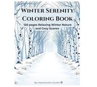 Winter Serenity Coloring Pages: A Relaxing Adult Coloring Journey