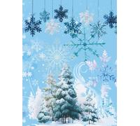 Winter Snowflakes - Page A Day Any Year Diary 6"x8": 9is
