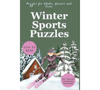 Winter Sports Puzzles: Fun Puzzle Collection Featuring Winter Sports Word Searches, Crosswords and Sudoku | Skiing, Snowboarding, Ice Skating, Hockey ... | Gift for Vacations, Holidays and Free Times