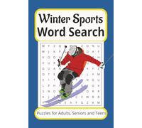 Winter Sports Word Search Puzzle Book: Word Searches with Easy to Read Print about Winter Sports, Snow Sports, Winter Season Sports and More | 6x9 ... Gift for Vacations, Holidays and Spare Times.