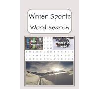 Winter Sports Word Search: Winter Sports-Themed Word Find Puzzles For Teens And Adults