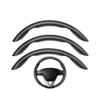 Winter Steering Wheel Cover | All-Season Non-Slip Protector | Segmented Steering Wheel Protector Cover, Carbon Fiber Steerings Wheels Covers Three-Piece Set with Segmented Anti-Slip Butterfly Wings