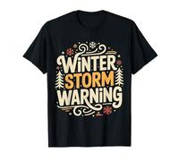 Winter Storm Warning Alerta de meteorólogo meteorológico |- Camiseta