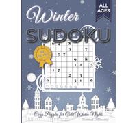 Winter Sudoku Logic Puzzle Book: 80 Fun and Relaxing 9×9 Puzzles for Adults, Seniors, and Teens | Normal Difficulty