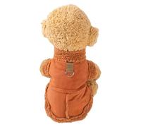 Winter Sweater for Dogs, Small Dog Clothes for Boys and Girls, (14.6 Inches) Plush Warm Sweater, Thick Holiday Puppy Cloth, Cold Weather Outfit for Small, Medium
