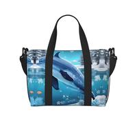 Winter The Dolphin - Bolsa de viaje impermeable para gimnasio, deportes, vacaciones