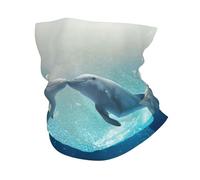 Winter The Dolphin - Calentador de cuello ultra suave y elástico, polaina de cuello de invierno para hombres y mujeres