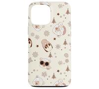 Winter Theme Retro Christmas Groovy Llama Penguins Sheep Carcasa para iPhone 13 Pro MAX