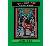 Winter time Color by Number Book - Premium paper