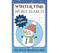 Winter Time Word Search Puzzle Book: Word Searches with Easy to Read Print about Winter, Christmas Time, Snowy Season and More | 6x9 Inches, 110 pages ... Gift for Vacations, Holidays, and Free Times