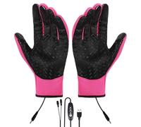 Winter - USB Powered Heated Mitts, Fleece Lined Thermal Gear with Adjustable Heat Settings, Waterproof Weatherproof Shell Protection, Ideal for Cold Weather Hiking Work