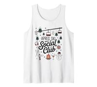 Winter Vibes A PRES Ski Social Club Esquí Nieve Fiesta Camiseta sin Mangas