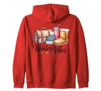 Winter Vibes Christmas Girl Cozy Season Women Bonita Navidad Sudadera con Capucha