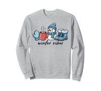 Winter Vibes Cozy Christmas Season Hot Cocoa Mujeres Niños Navidad Sudadera