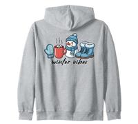 Winter Vibes Cozy Christmas Season Hot Cocoa Mujeres Niños Navidad Sudadera con Capucha
