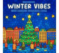 Winter Vibes Cute Mosaics Coloring Book: Relaxing Coloring Pages for the Holiday Season