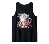 Winter Vibes with Warm Wishes For Hot Cocoa Chocolate Lover Camiseta sin Mangas