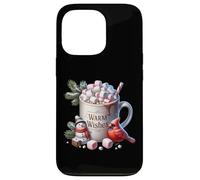 Winter Vibes with Warm Wishes For Hot Cocoa Chocolate Lover Carcasa para iPhone 13 Pro